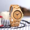 KINGNOW Bamboo Japanese Quartz Perfect for and Other Special Women's Watch, Lightweight, Movement, Stylish, Birthdays, Christmas, Anniversaries,