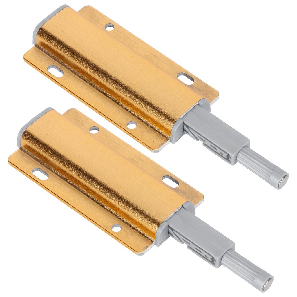 2er Set Magnetischer Druckriegel Türöffner Dämpfer für Schranktür Schublade Haushaltsbedarf