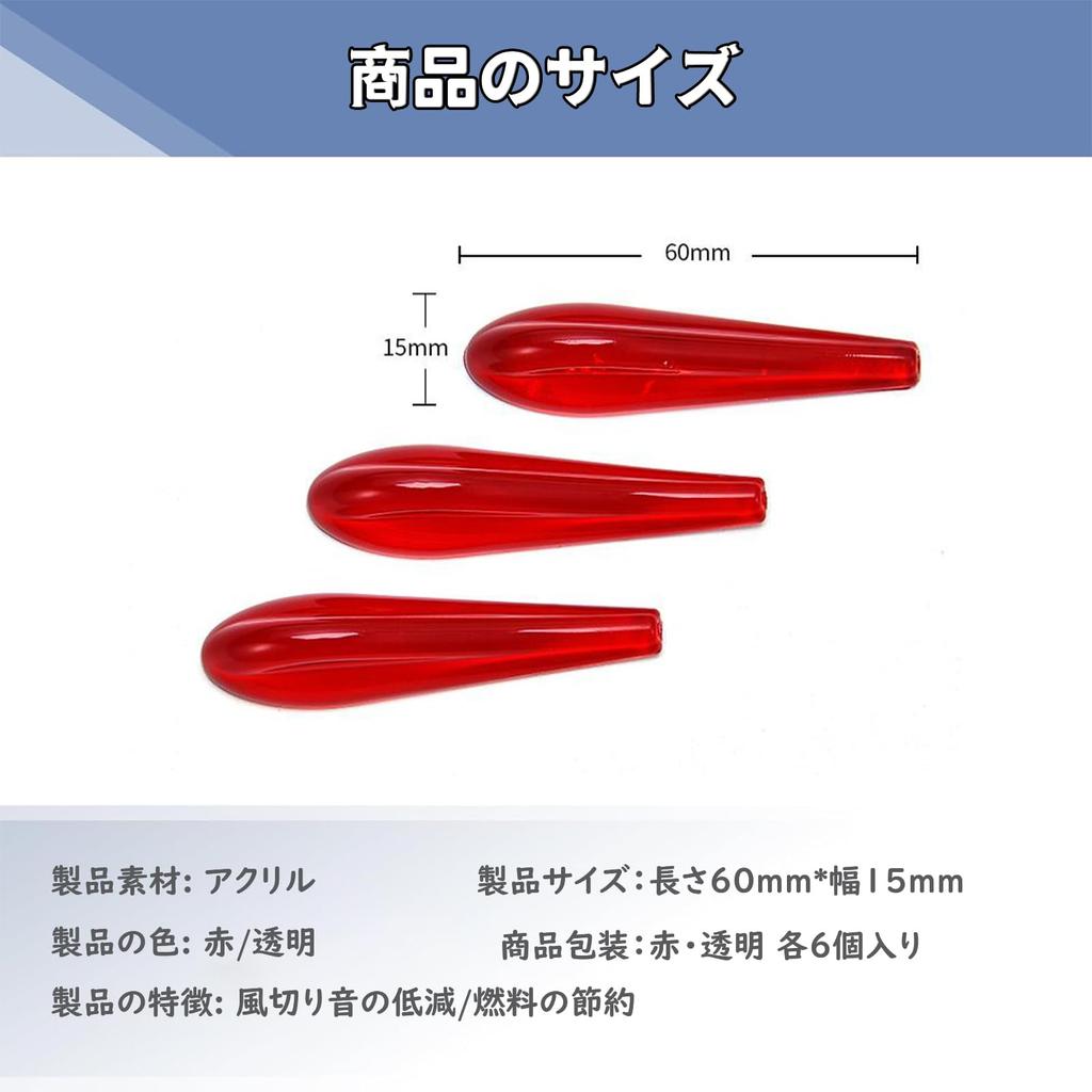 MAEXUS Car Anti-Collision Strip Protector(12 Pcs) Car Spoiler Strip Wind Noise Reducing Wind Spoiler