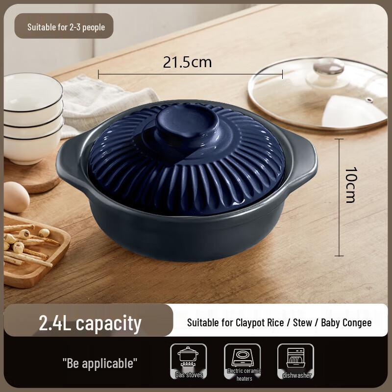 Zhishi High Temperature Ceramic Casserole Pot