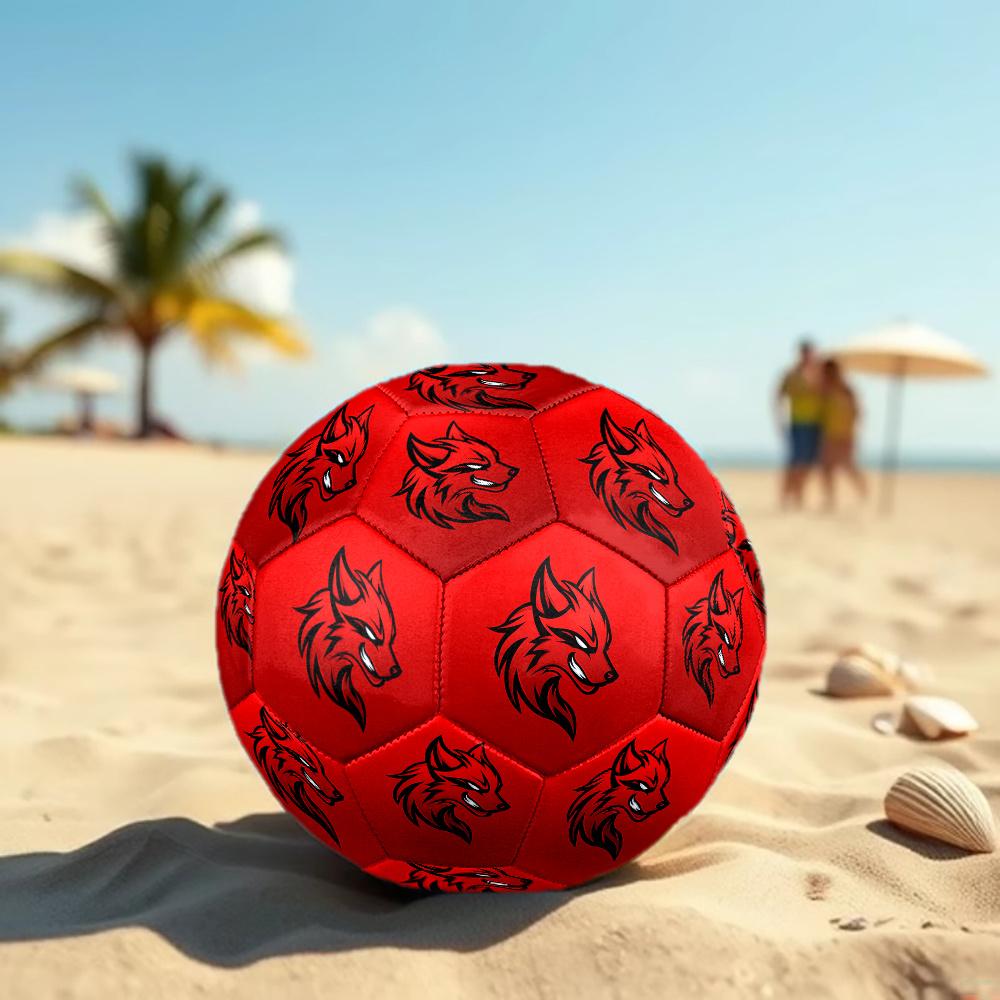 1PC Fox Logo Soccer Ball Size 5 Football Machine Sewn Indoor/Outdoor Universal Football Surprise Collection n96