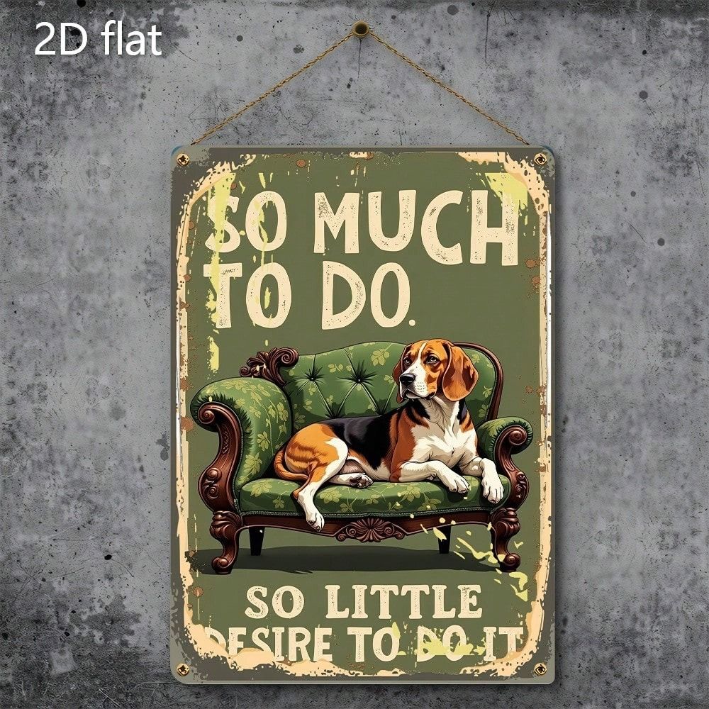 Retro Metal Tin Sign Cow Sunflowers Farmhouse Kitchen Wall Decor 20x30cm