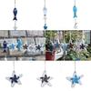 Mediterranean style wooden starfish wall  decoration Home Furnishing Pendant