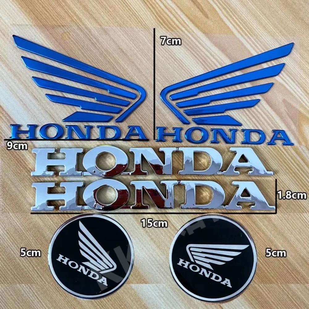 Cwcr1 Honda Stickers, 3D Circular Labels, Electroplated Letters, Waterproof Motorcycle Decoration Accessories Pcx125PCX160CBR650R1000R