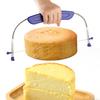 Kitchen Layered Cake Cutter Stainless Steel Wire Plastic Handle Adjustable Sharp Blade Large Size Cake Leveling Slicer Baking Supplies Tool