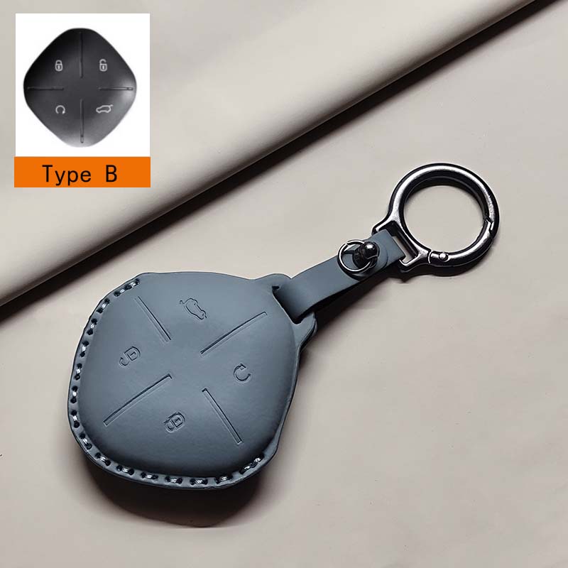 Car Remote Key Case Cover for Jetour DASHING X-1 Plus DTC I-DM IDM Leather Keychain Shell Protector Durable Luxury Accessories