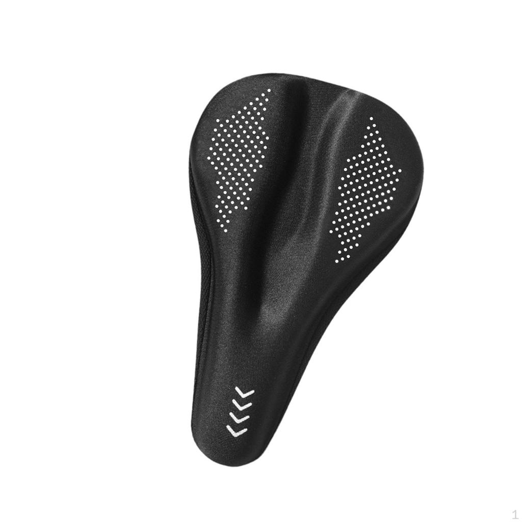 Saddle Cover, Comfortable, Adjustable Cushion with Drawstring, Padded Cover for Road Cyclists