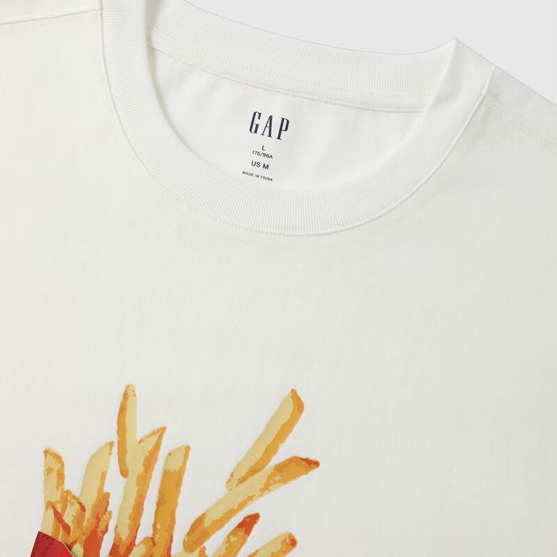 Gap Unisex Logo Print Loose Short Sleeve T-Shirt