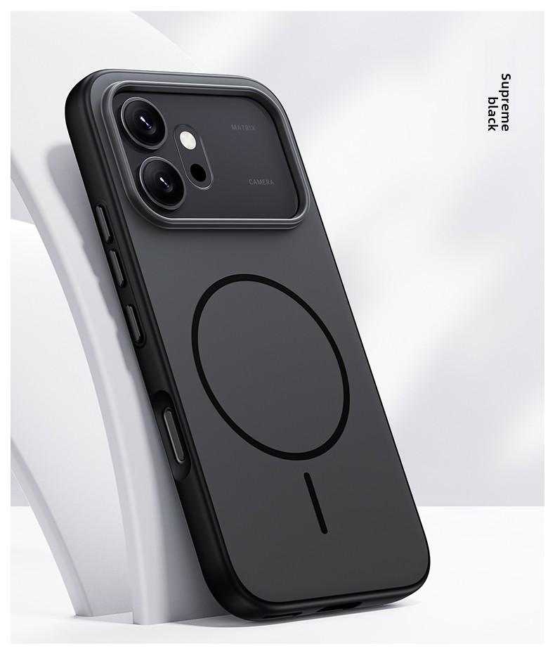 Custodia Rigida in Silicone Magnetica per Ricarica Wireless Cover Posteriore Protettiva per Huawei Honor 600 Pro per Honor 600 600Pro Guscio