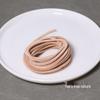 3MM Colored Leather Cord for DIY Jewelry: Round Leather Strip for Bracelet and Necklace Crafting