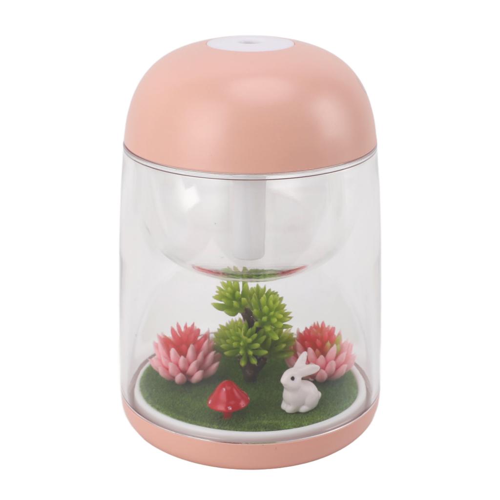 Micro Landscape Humidifier Cute Quiet 2 in 1 Ultrasonic Essential Oil Diffuser Humidifier for Bedroom Office Car