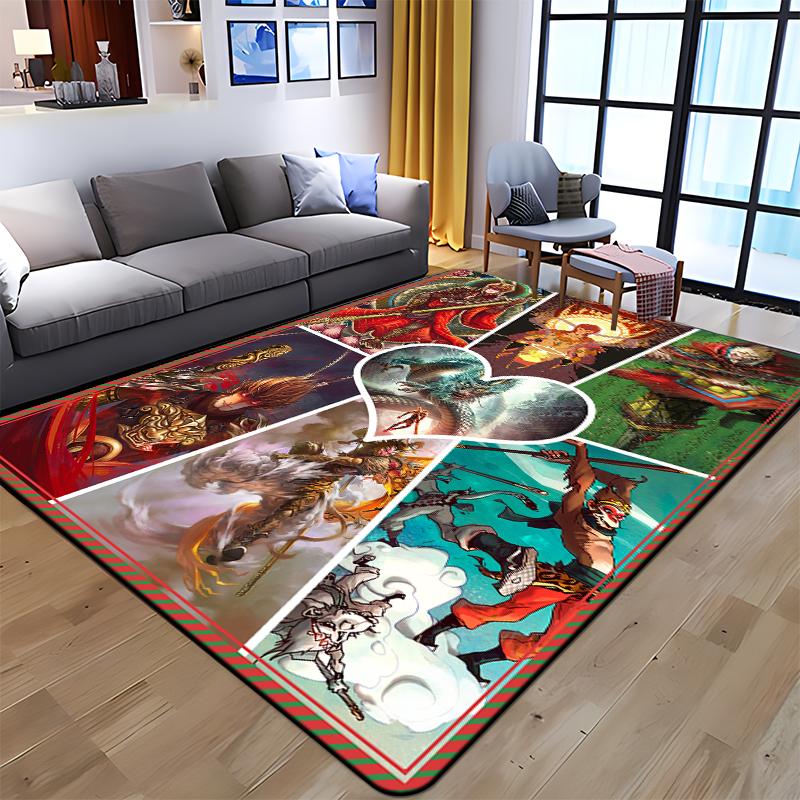 Sun WuKong Monkey King Printed Carpet for Living Room Large Area Rug Soft Mat E-sports Chair Carpets Alfombra Gifts Dropshopping