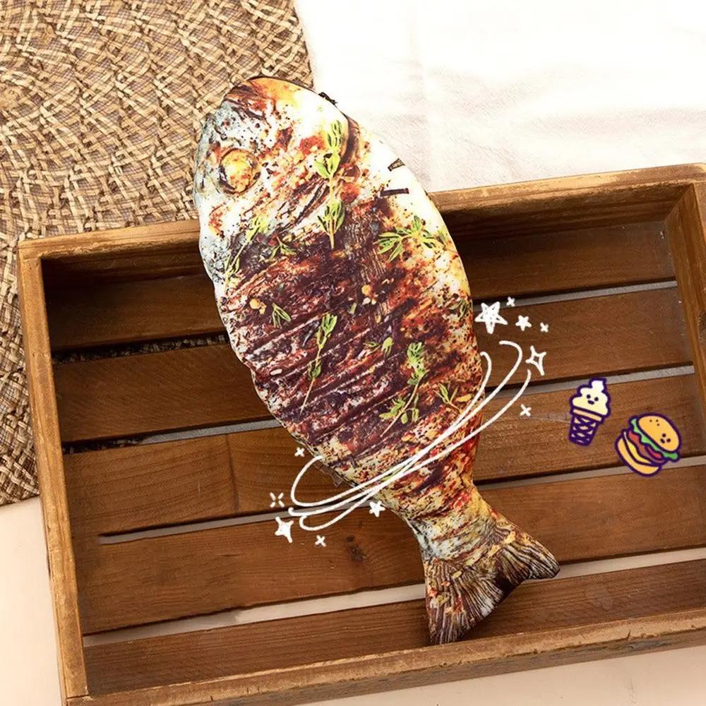 Pig's Trotters Meat Pencil Case Drumstick Carp Simulation Food Fish Shape Pen Bag Chicken Legs Realistic Stationery Bag