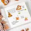 6 Pcs/Bag Creative Capybara Hand Ledger Stickers Cute Capybara Sticker Bag  Journal