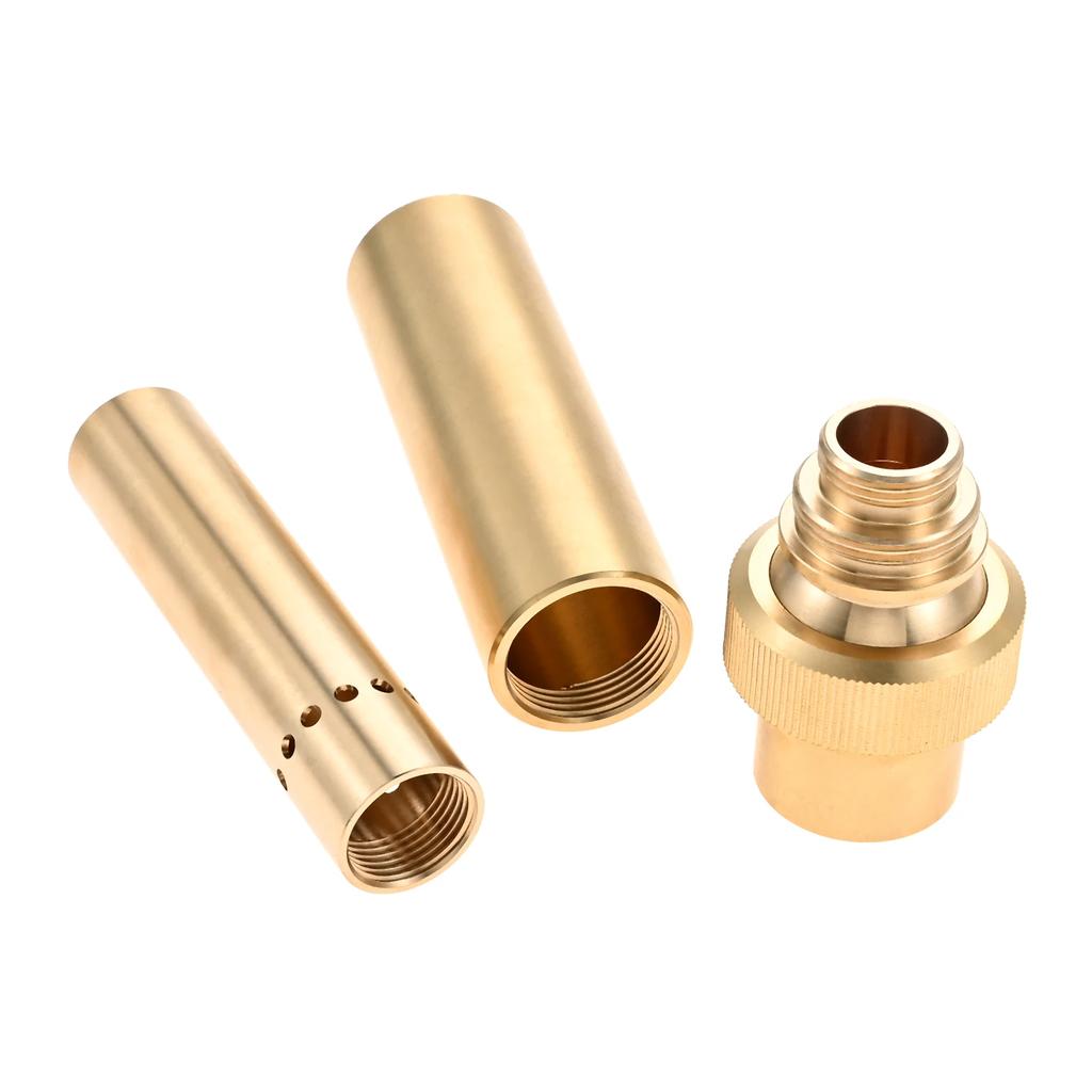 1pc Brass Fountain Nozzle Rotating Air-Blended Spray Head Various Water Column 3/8" 1" Thread Decor Garden Pond Pool Landscape