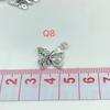 Retro Silver Butterfly & Star Bowknot Flower Alloy Jewelry Nail Gold Metal Accessories
