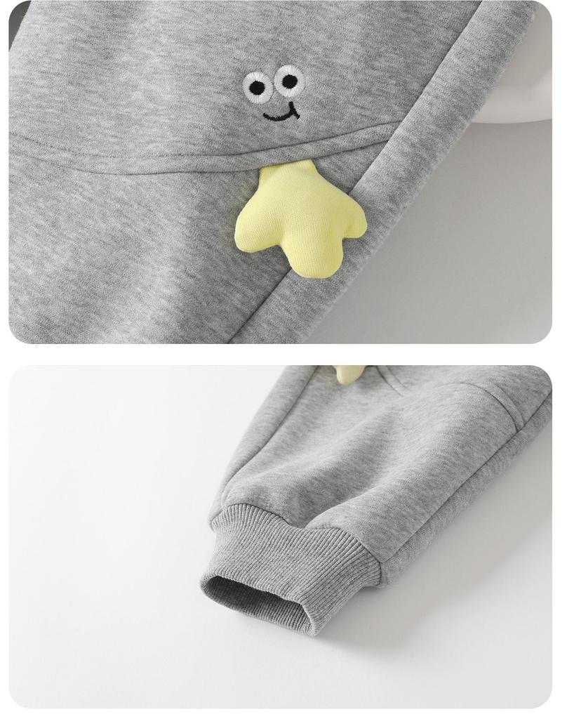 Kaka Panda Fleece-Lined Winter Sports Pants for Kids - Boys & Girls Toddler Wear