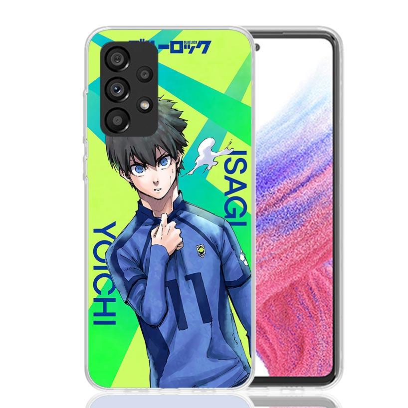 Hot Anime Blue Lock Phone Case for Samsung Galaxy A52 A51 A50S A12 A22 A32 A72 A10S A30S A31 A71 Note 20 Ultra 10 Plus S10 Galax