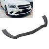 Front Bumper Lip Spoiler 3 Section Type   Resistant Upgrade Racing Look Bumper Lip Splitter Body Kit for CLA-Class C117 X117