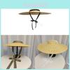 Straw Hat With Butterfly Knot For Summer Beach Sun Protection And Fashion