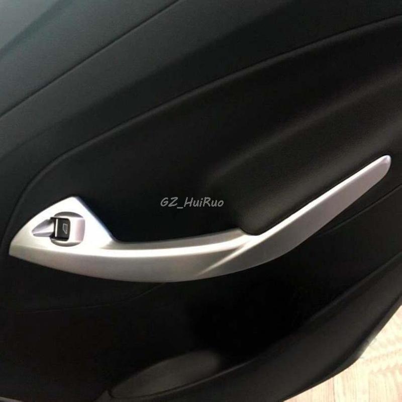 Automobile Styling Interior Door Armrest Window Lift Cover Trim 4pcs For Ford Escape Kuga 2013 2014 2015 2016 2017