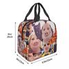 John Pork Is Calling Funny Meme Insulated Lunch Bag for Women Kids Portable Food Boxes Thermal Lunch Box Tote