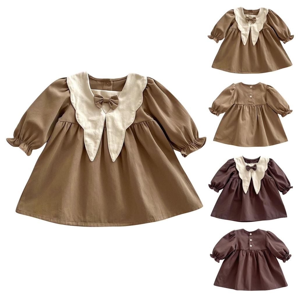 Girls Dress Retro Princess Dress Fashion Skirt