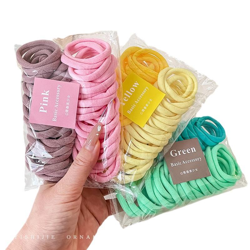 Barevné elastické froté gumičky do vlasů pro dívky a miminka