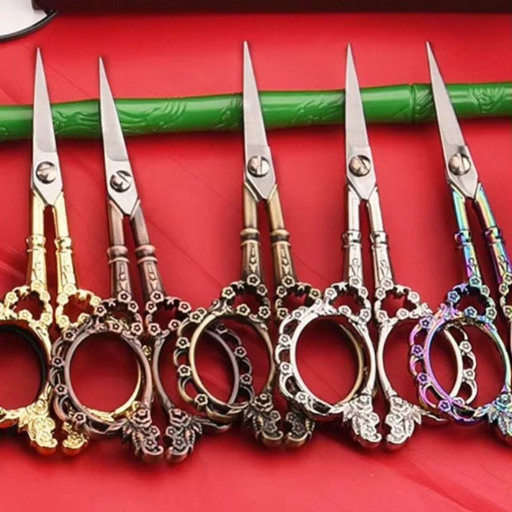 Stainless Steel Tailor Scissors Classic Style Thread Cutter Embroidery Scissors  Household Crafting
