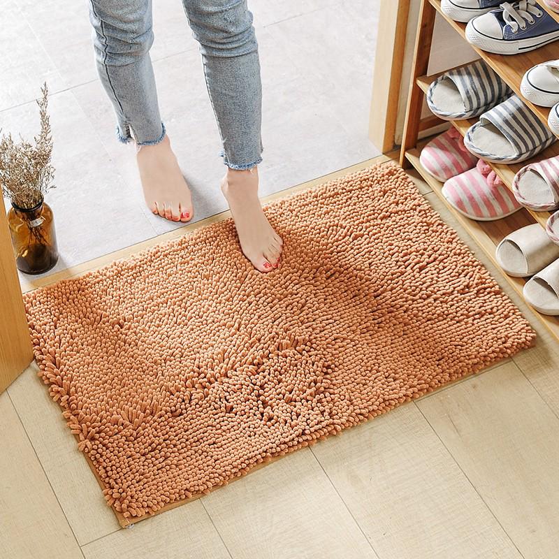 

Encrypted Thick Chenille Absorbent Non-Slip Bathroom Floor & Door Mat 40*60 cm, double thickness, +0.7 cm length шампанского