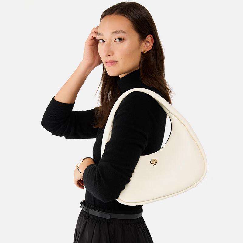 Kate Spade Kayla Crescent Leather Shoulder Bag