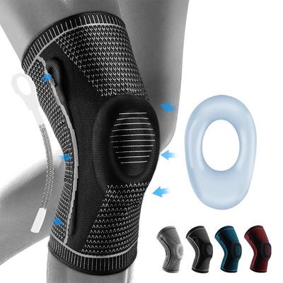 Atmungsaktive Silikon-Kompressions-Knieschoner für Outdoor-Sport und Aktivitäten