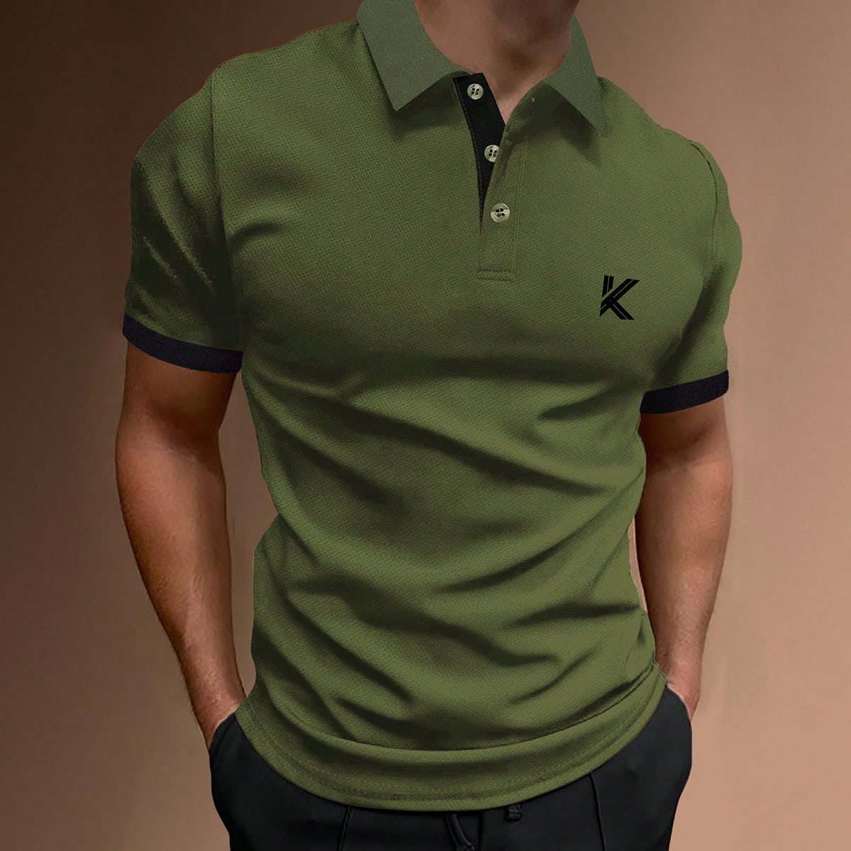 

Европейская модная одежда Softstyle Мужская рубашка поло с коротким рукавом