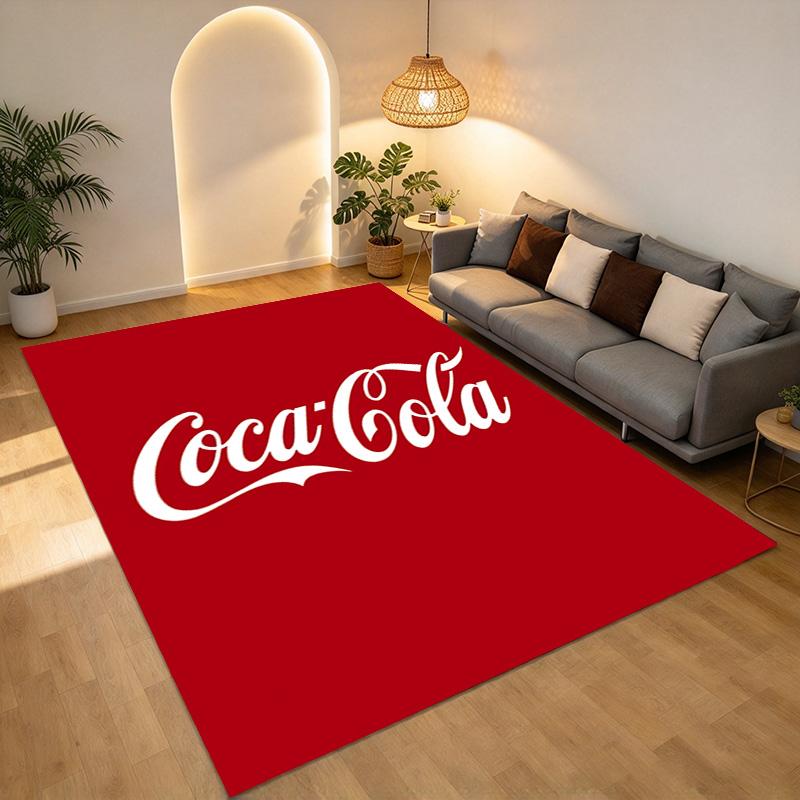 Cocacola Living Room Nonslip Area Rug Soft Carpet For Bedroom Game Playroom Sofa Office Home Decor Doormat Christmas Gift C9261225