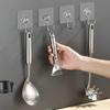 Transparent No-Drill Strong Adhesive Wall Hooks - Traceless and Durable