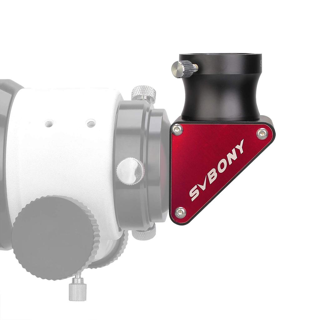 SVBONY SV188P Specchio Diagonale per Telescopio Rifrattore in Ottone per Uso con Telescopio Stellare e Lunare Specchio a 90°, 1,25 pollici (31,7 mm) Specchio, Accessorio, 99%