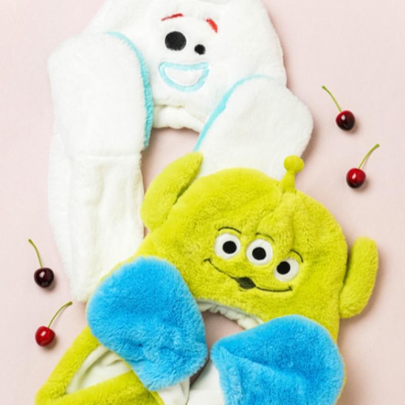 Daiso Pixar Toy Story Character Hat With Gloves For Kids