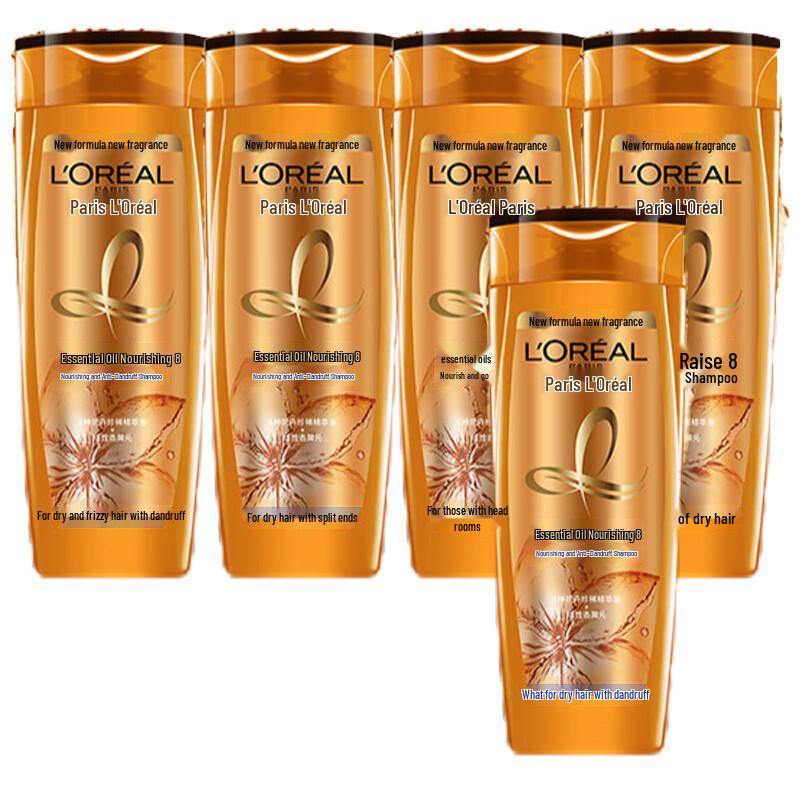 

L Oréal Essential Oil Nourishing Shampoo 5-Pack