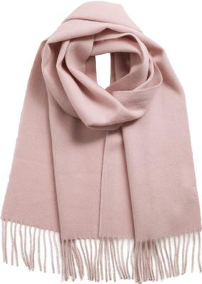 Filomo Cashmere Scarf for Men and Women Colors Perfect for Gifts or for 100% (16 Available, Yourself) (Pink Beige)