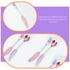 2pcs Stainless Steel Spoon Fork Set For Dessert Cake Ice Cream Coffee Tea Service Small Spoon Kitchen Barware Utensils