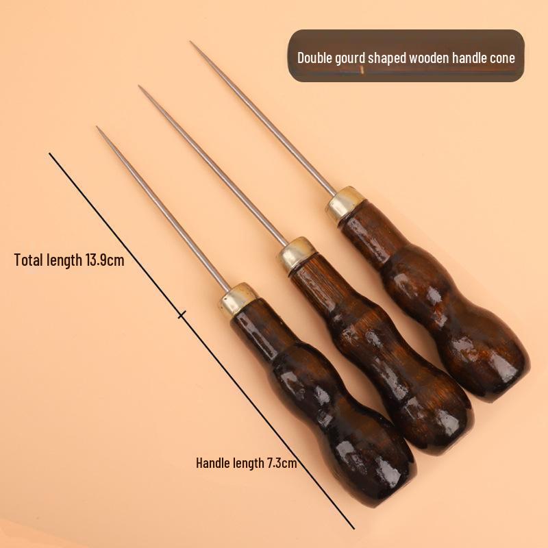 

Прочные стальные игольчатые шила: Ручная перфорация, деревянная ручка, подошва и расширительные шила