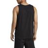 adidas Originals Trefoil Solid Color Logo Embroidery Round Neck Sports Tank Top Men Tops Black IA4801