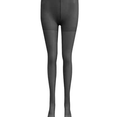 Romantic Tiger Color Sheer Tights (black)