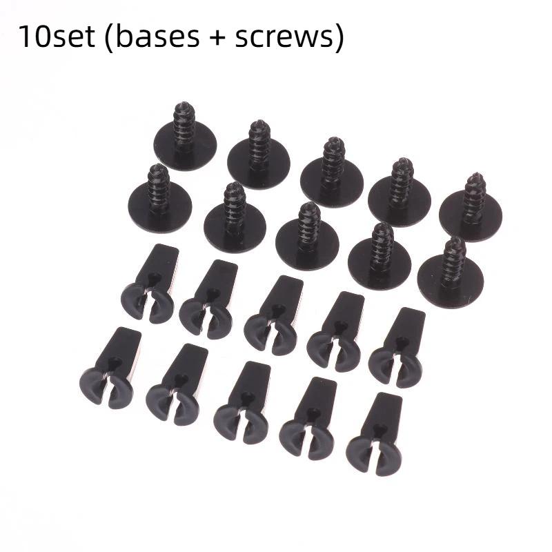 

10/20/50/100Pcs Auto Mudguard Lining Snap Screws For Engine Cover Undertray Splashguard Wheel Fastener Clips Bolt 10PCS