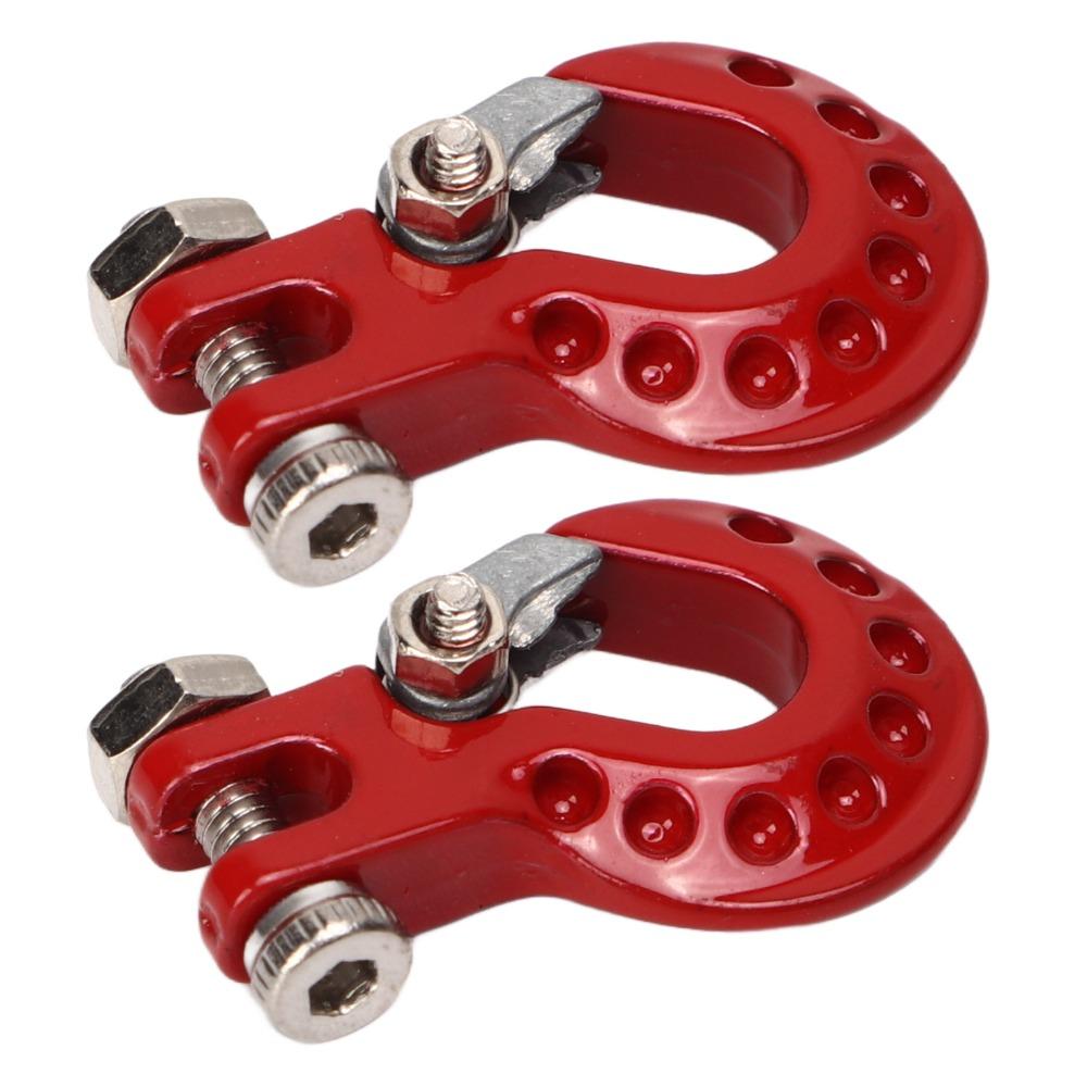 2Pcs RC Car Accessories Winch Trailer Hooks for SCX10/D90/D110/TF2/TRX4/Tamiya CC01 Climbing Car