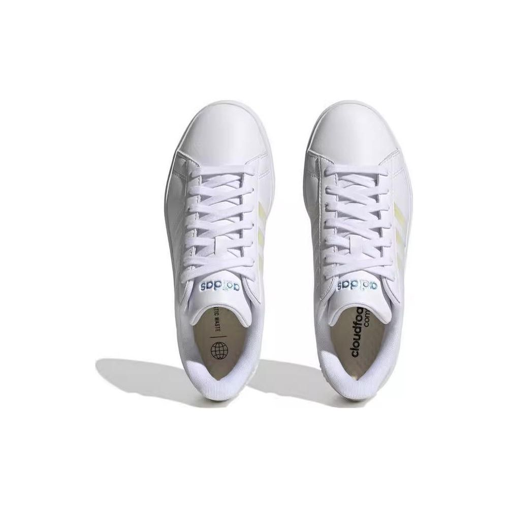 adidas Grand Court 2.0 Bequeme Vielseitige Trendige Langlebige Low-Top Sneaker Damen Sneaker Weiß IE1868