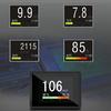 Rainy Conditions Car Digital Display Plug And Play Voltage Monitor Wear-resistant For Most Cars Driving Safety