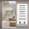 Ultra-Clear, Explosion-Proof Adjustable Full-Length Mirror for Dressing Rooms & Live Broadcasts
