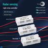 Slightly Bright To Full Bright Garage Strip Lights with Microwave Radar Sensor Switch, 10% Induction Power, 12-24V.