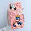 For Realme 3 3i 3Pro Phone Case Butterfly Flower Girl Design Soft Silicone TPU Back Housing for Oppo Realme 3 Realme3 Pro Covers